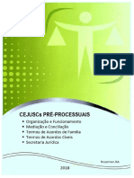 GUIA DO CEJUSC PRÉ-PROCESSUAL: MEDIAÇÃO E CONCILIAÇÃO DE CONFLITOS FAMILIARES