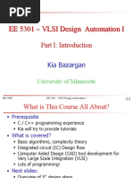 EE 5301 - VLSI Design Automation I