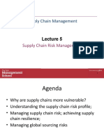 Lecture 6 - Supply Chain Risk - Management 2021