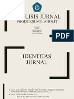 Analisis Jurnal Produksi Metabolit