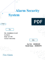 Fire Alarm Security System - Final