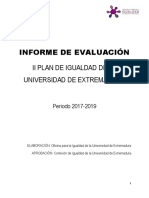 Informe de Evaluacion II Plan