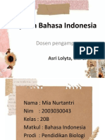 B Indonesia