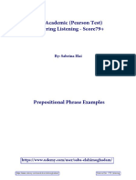 PTE Academic (Pearson Test) Mastering Listening - Score79+: By: Sabrina Elai