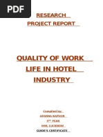 Quality of Work Life in Hotel Industry 164