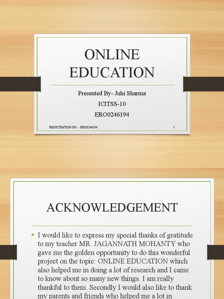 Online Education | PDF | Educational Technology | Communication