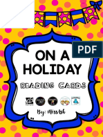 On A Holiday Reading Cards