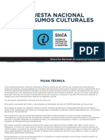 Encuesta Consumos Culturales 2013 PDF