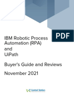 Ibm Robotic Process Automation (Rpa) and Uipath Buyer'S Guide and Reviews November 2021