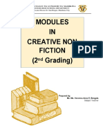 Creative Non Fiction 2nd Quarter Modules - 4