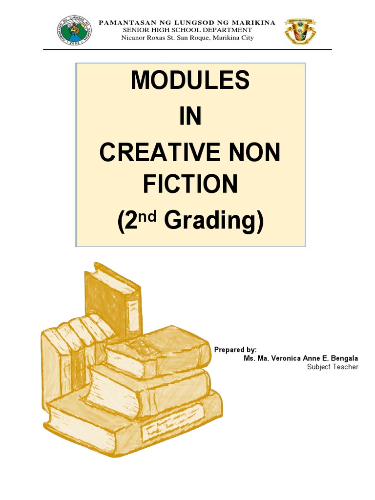 creative writing 2nd quarter module 2