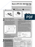 Back-UPS ES 400/550/700: Connect Battery