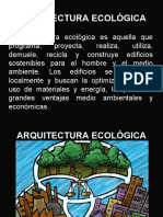 Arquitectura Ecologica