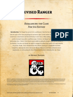 Revised Ranger Personal Use Document
