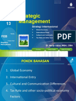 Strategic Management: Strategi Internasional