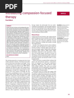Compassion Formulation Worksheet Guide | PDF | Fear | Emotions