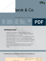 Merck & Co.: Submitted By: Group 7