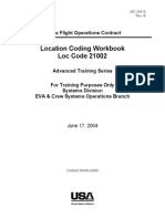Location Coding Workbook Loc Code 21002: Space Flight Operations Contract