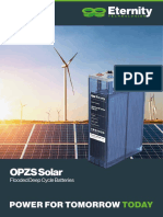 OPZS Solar: Flooded Deep Cycle Batteries
