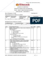 U20CSEJ03 Assignment 1 Object Oriented Programming