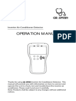 Operation Manual: Inverter Air-Conditioner Detector