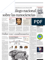 Abren diálogo nacional sobre las nanociencias