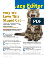 Why We Love This Stupid Cat: The Lazy Editor