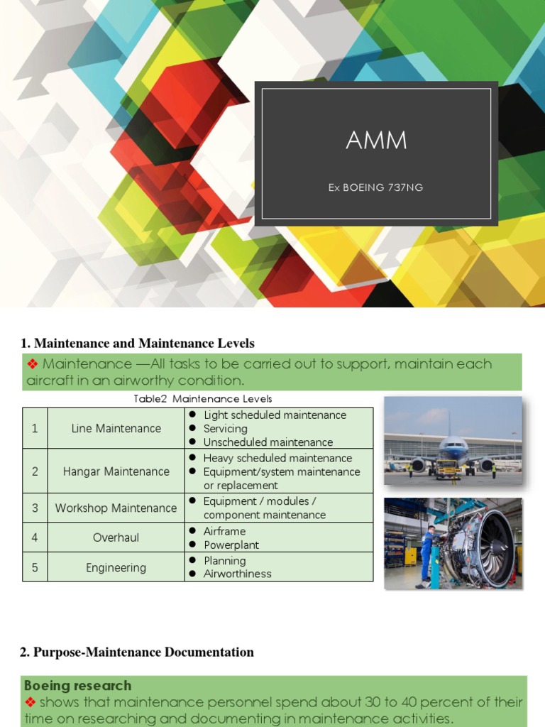 Boeing 737NG Aircraft Maintenance Manual | PDF | Specification ...