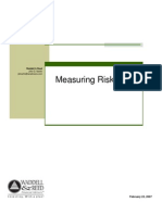 Methods of Measuring Risk