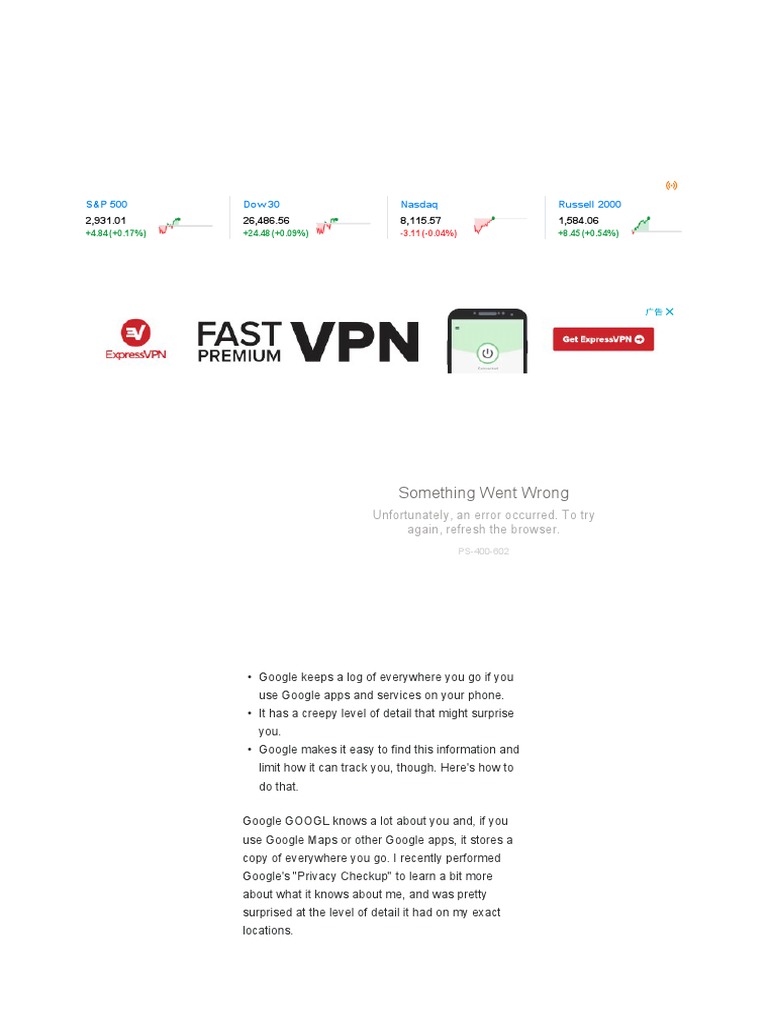 Stop Google from Tracking Your Location | PDF | Mobile App | World Wide Web