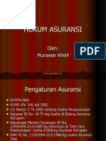 HUKUM ASURANSI DALAM