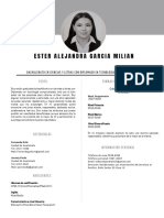 CV de Ester Alejandra Garcia Milian