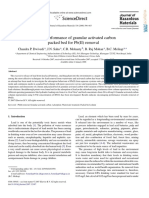 Column Performance of Granular Activated Carbon Packed Bed For PB (II) Removal