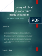 On The Theory of Ideal Bose-Gas at A Finite No of Particles
