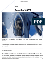 A Strategic Reset For NATO