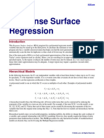 Response Surface Regression: NCSS Statistical Software