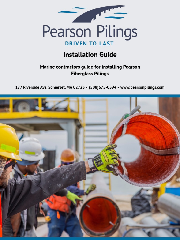 Pearson Pilings Installation Guide | PDF | Deep Foundation | Fiberglass