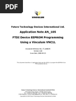 FTDI Device EEPROM Programming Using Vinculum VNC1L - AN 105