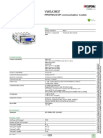Product Data Sheet: PROFIBUS DP Communication Module