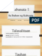 El Filibusterismo Kabanata 1 Buod