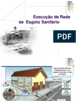 Execução de Rede de Esgoto Sanitário