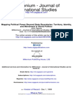 Agnew Mapping Political Power Beyond State Boundaries Territory Identity Movement 1999