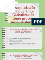 16.Recapitulación Bloque 1. Globalziación como proceso socio histórico