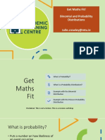 Get Maths Fit - Binomial and Poisson Probability Distributions - Nov2021