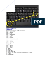Comandos do teclado computador
