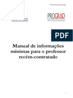 Manual Para o Professor Recém-contratado.