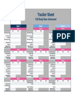 Tracker Sheet: Full Body Burn Advanced