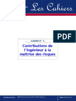 Contributions de l’Ingénieur à la maîtrise des risques