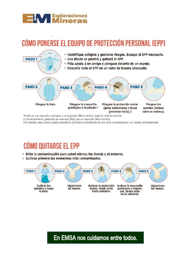 Uso de EPP para Limpieza | PDF