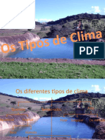 Os Tipos de Climas